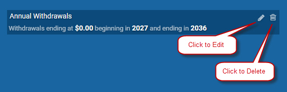 fund analyzer annual withdrawals