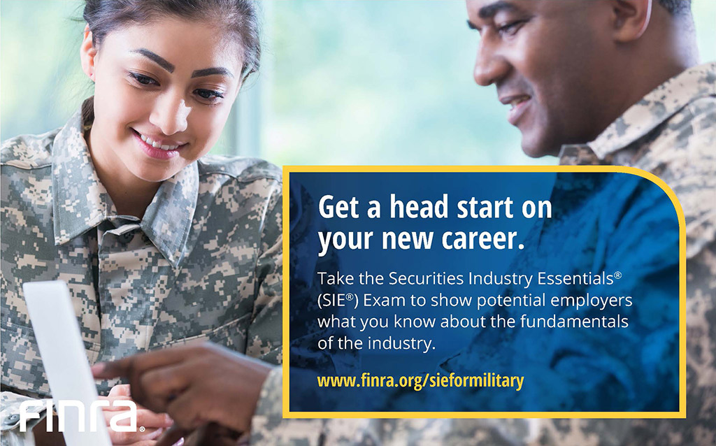 SIE Print Postcard Military New Career