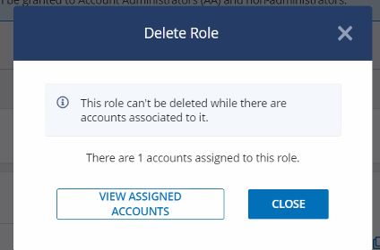 Step 4 - Delete Role