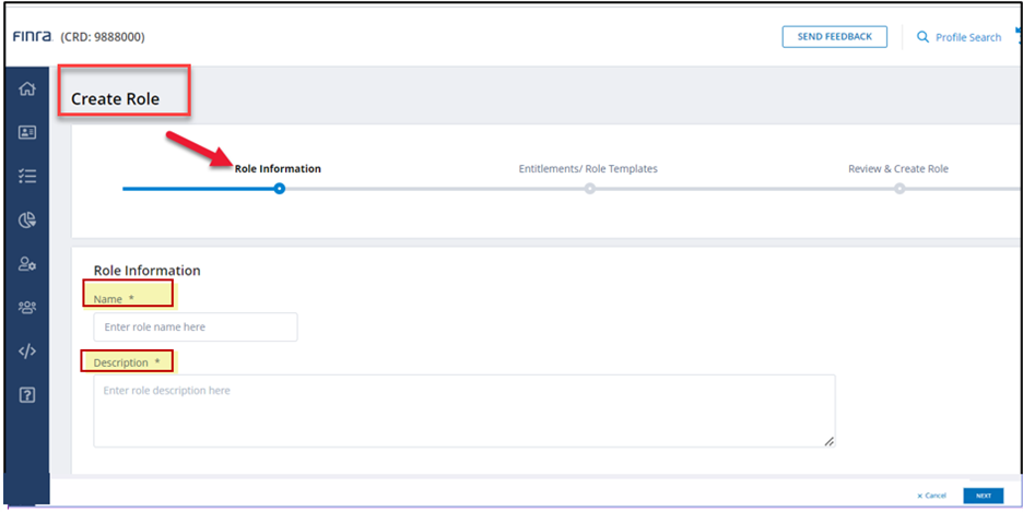 Step 2 - Create Role