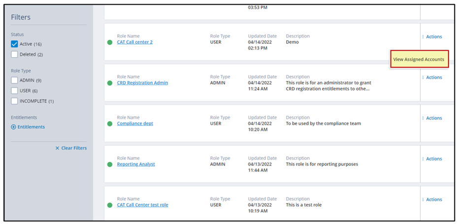 17.3 Step 1 View Assigned Accts