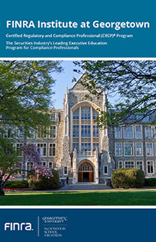 FINRA Institute at Georgetown Online Brochure