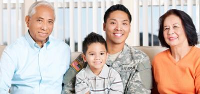 Army Family Portrait  ©iStockphoto.com/DanielBendjy